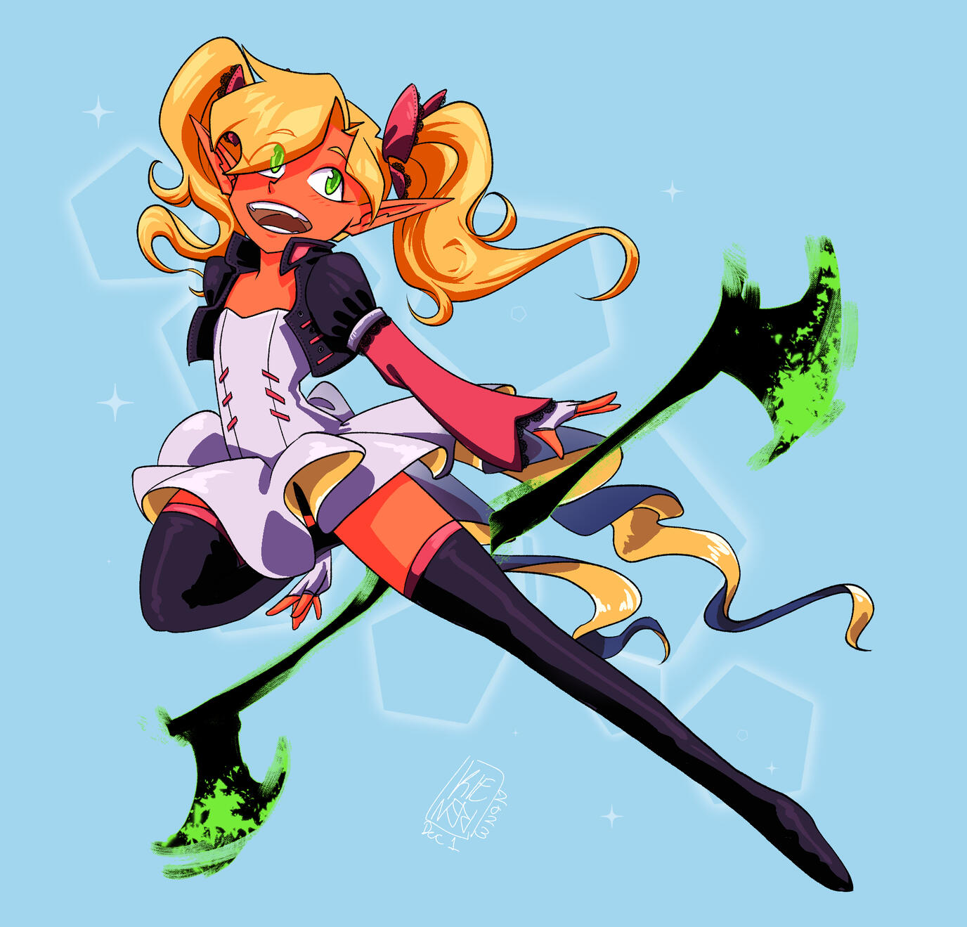 Boots in Magical Girl Outfit, Original Character