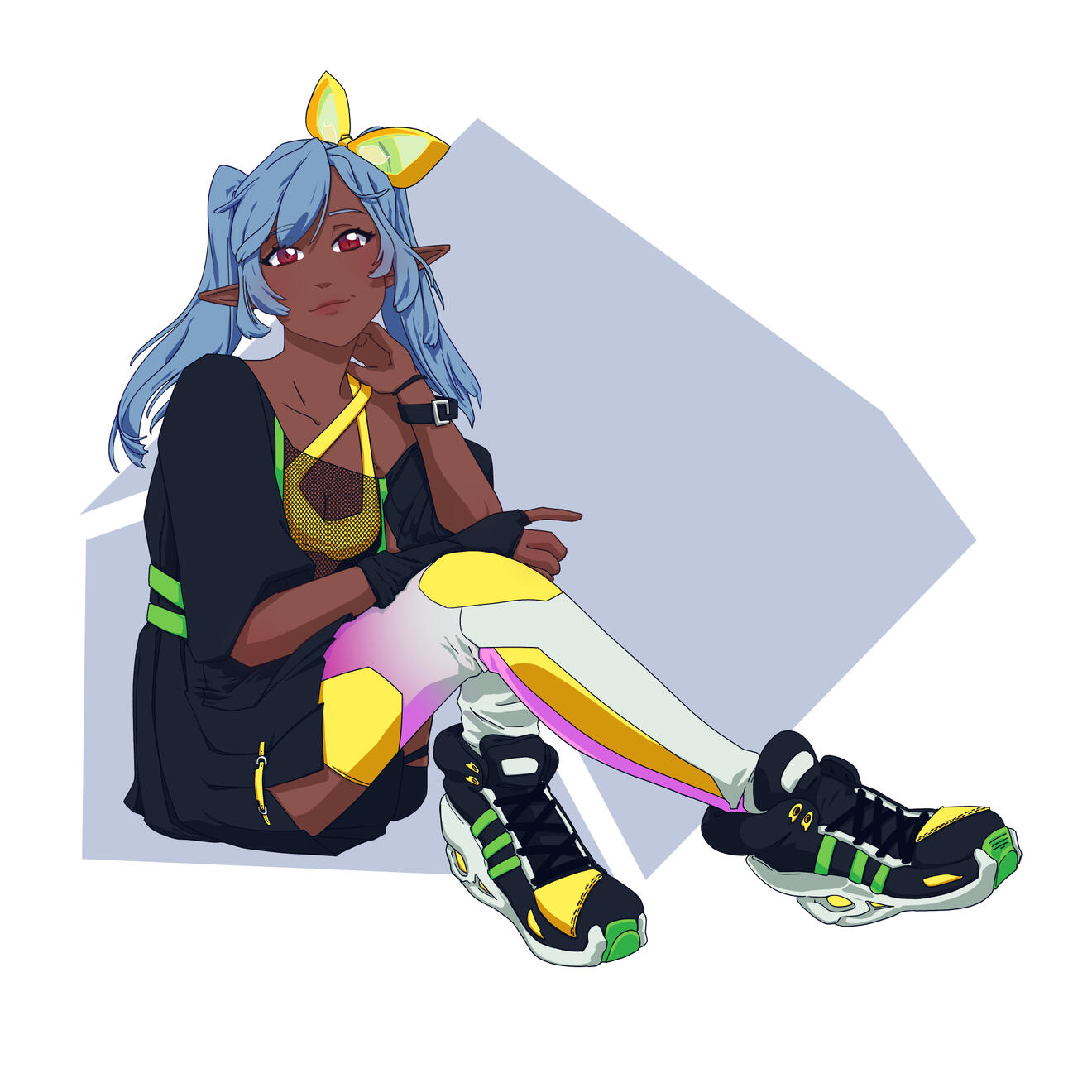 macross inspired tv character design