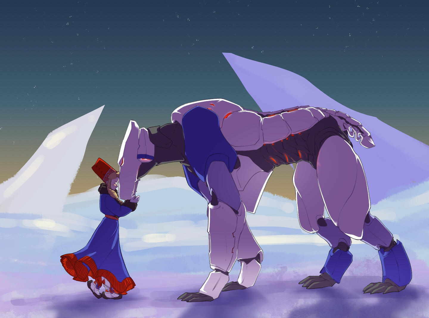 lilja and isbjørn, character design for feature